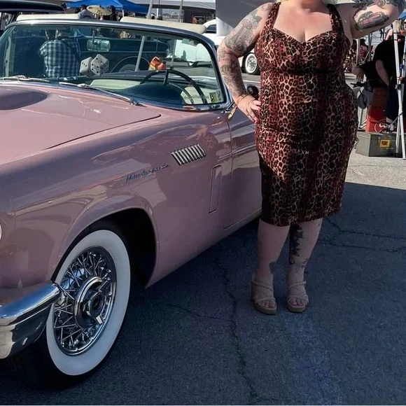 Pinup Girl Clothing Leopard Print Dress - Picture 6 of 6